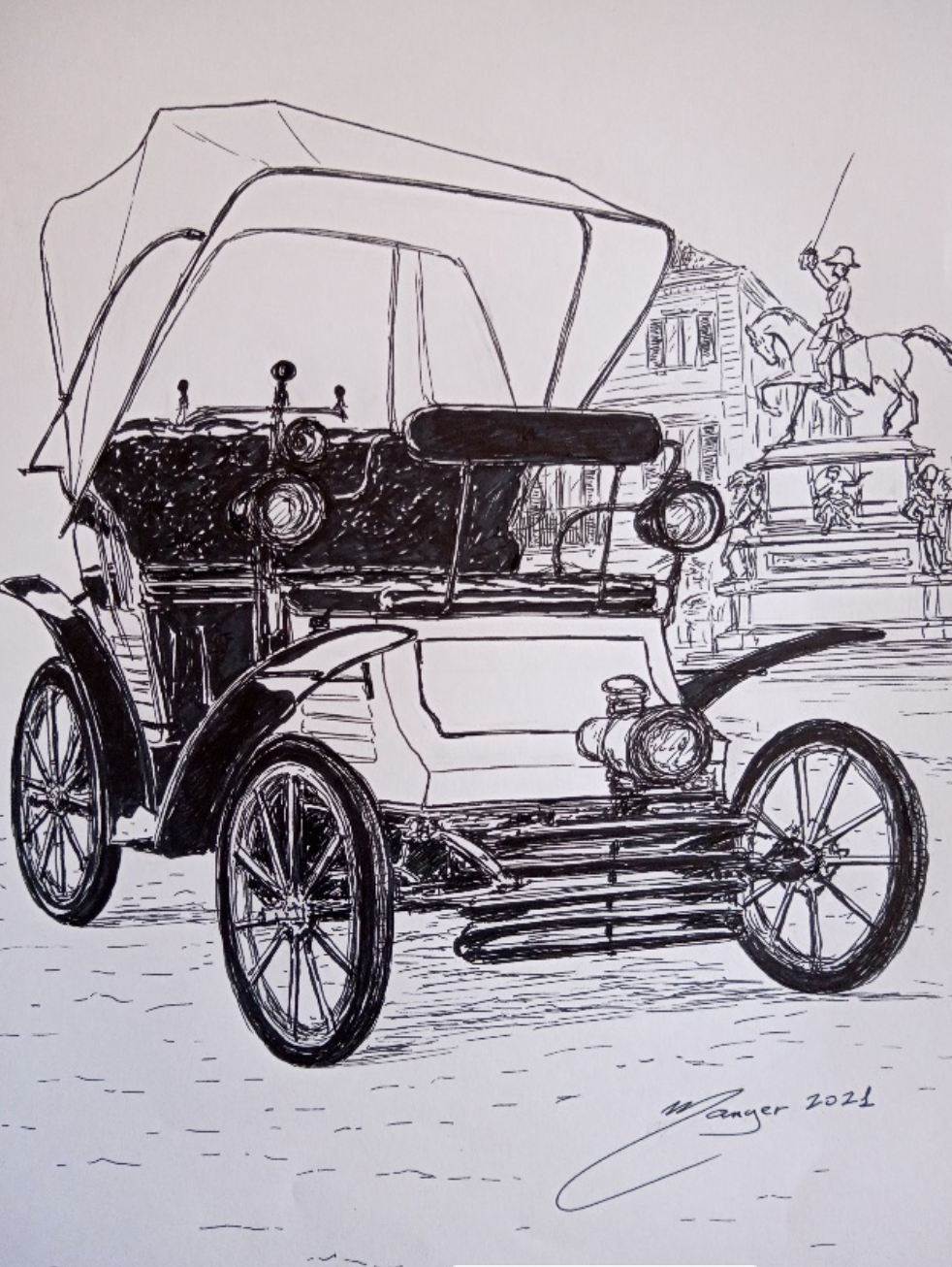 La història de FIAT a través dels dibuixos de Joan Mañé