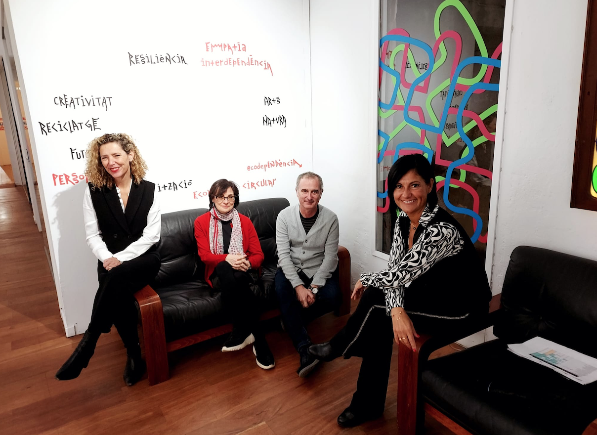 Meeting at the Espai Isern Dalmau of the jury of the Visual Arts Biennale Ricard Cami