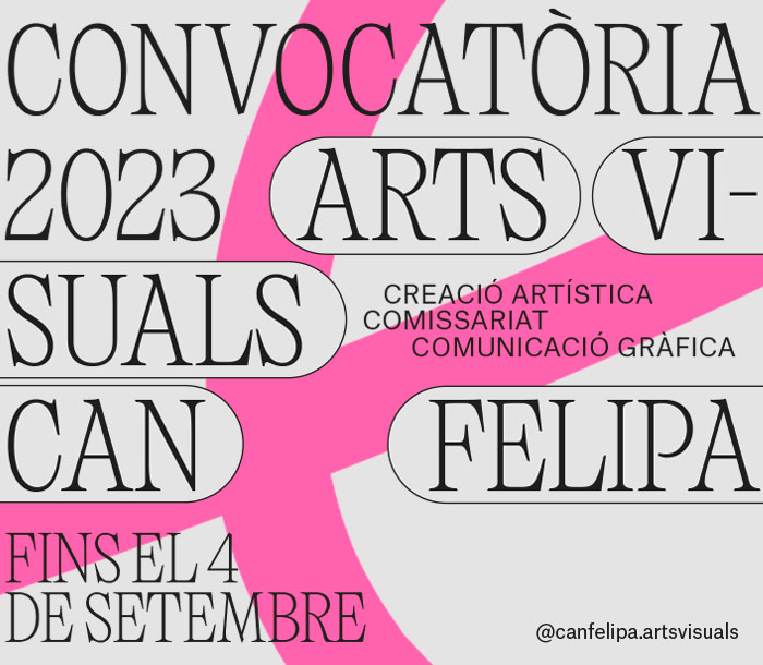New call for the Visual Arts program of the Can Felipa Civic Center