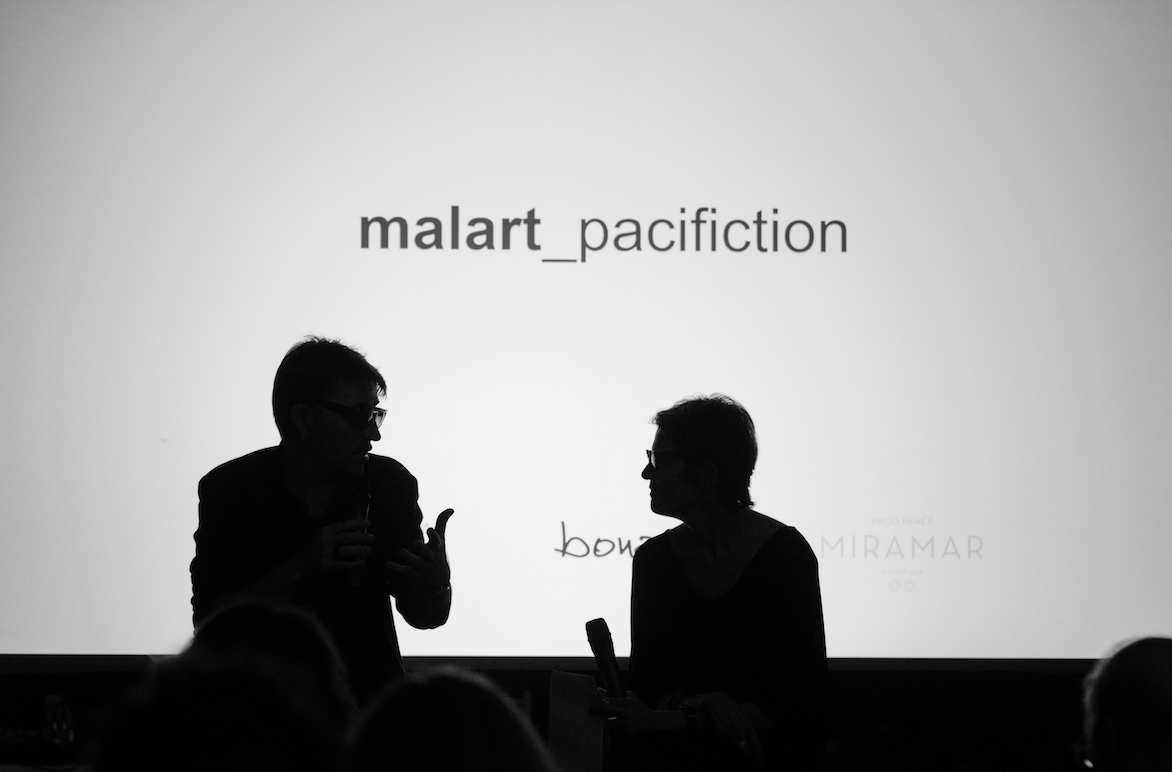 Bonart Cultural y la Fundación Gala-Salvador Dalí presentaron la acción poética-visual "Malart - Pacifiction”