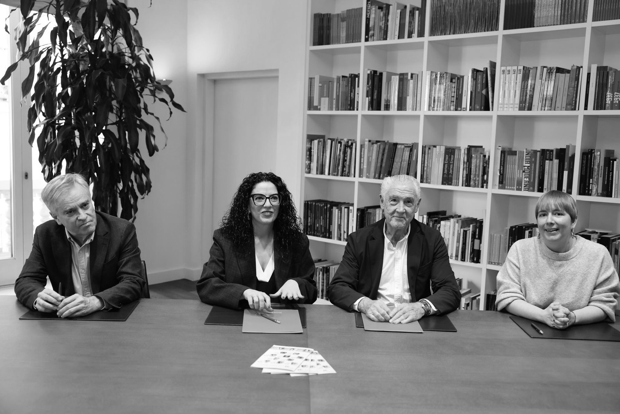 Guillermo Solana, Vanessa Gutiérrez, Evelio Acevedo y Semíramis González-modified