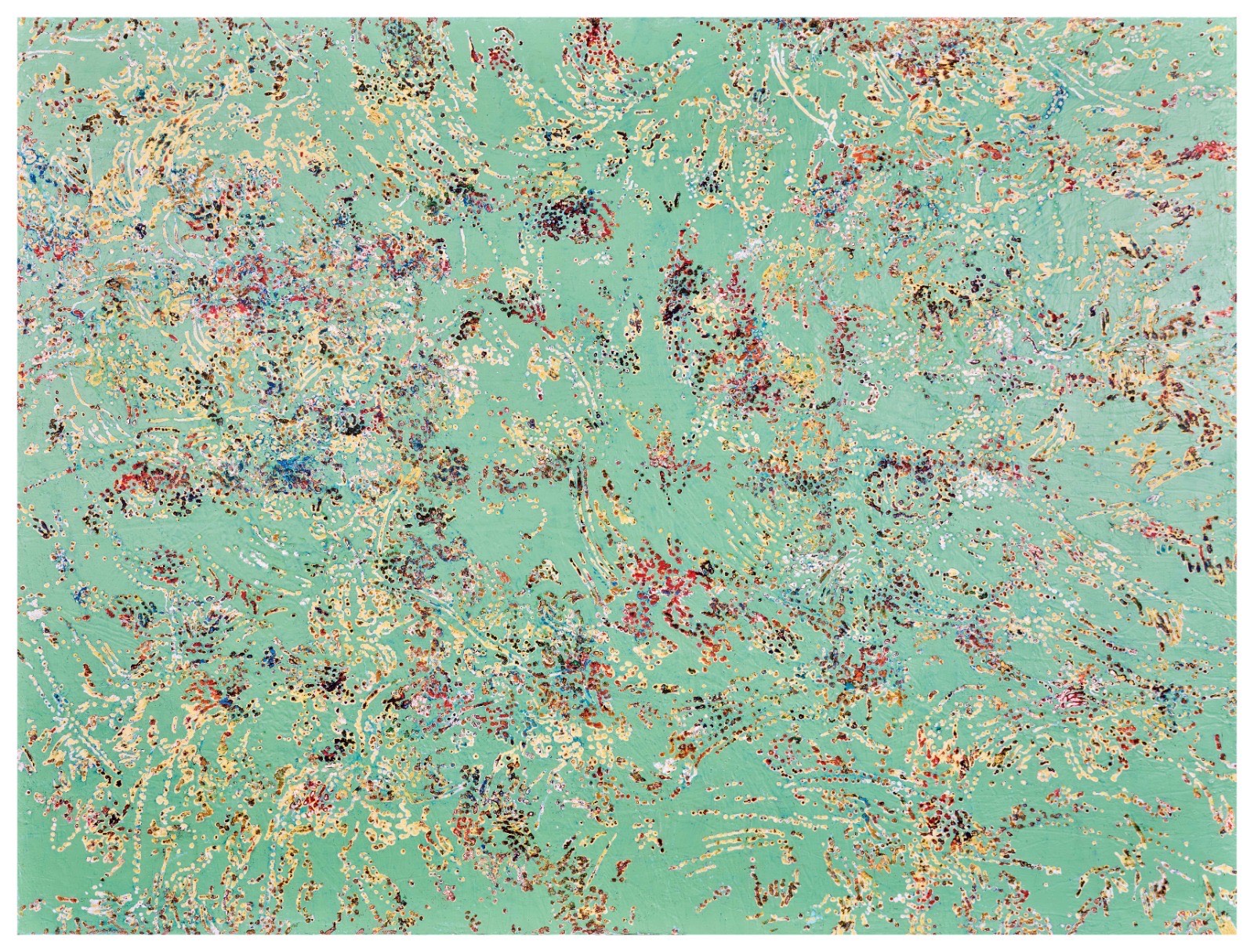 Quan la textura parla: la pintura de Lin Mo com a territori sensorial