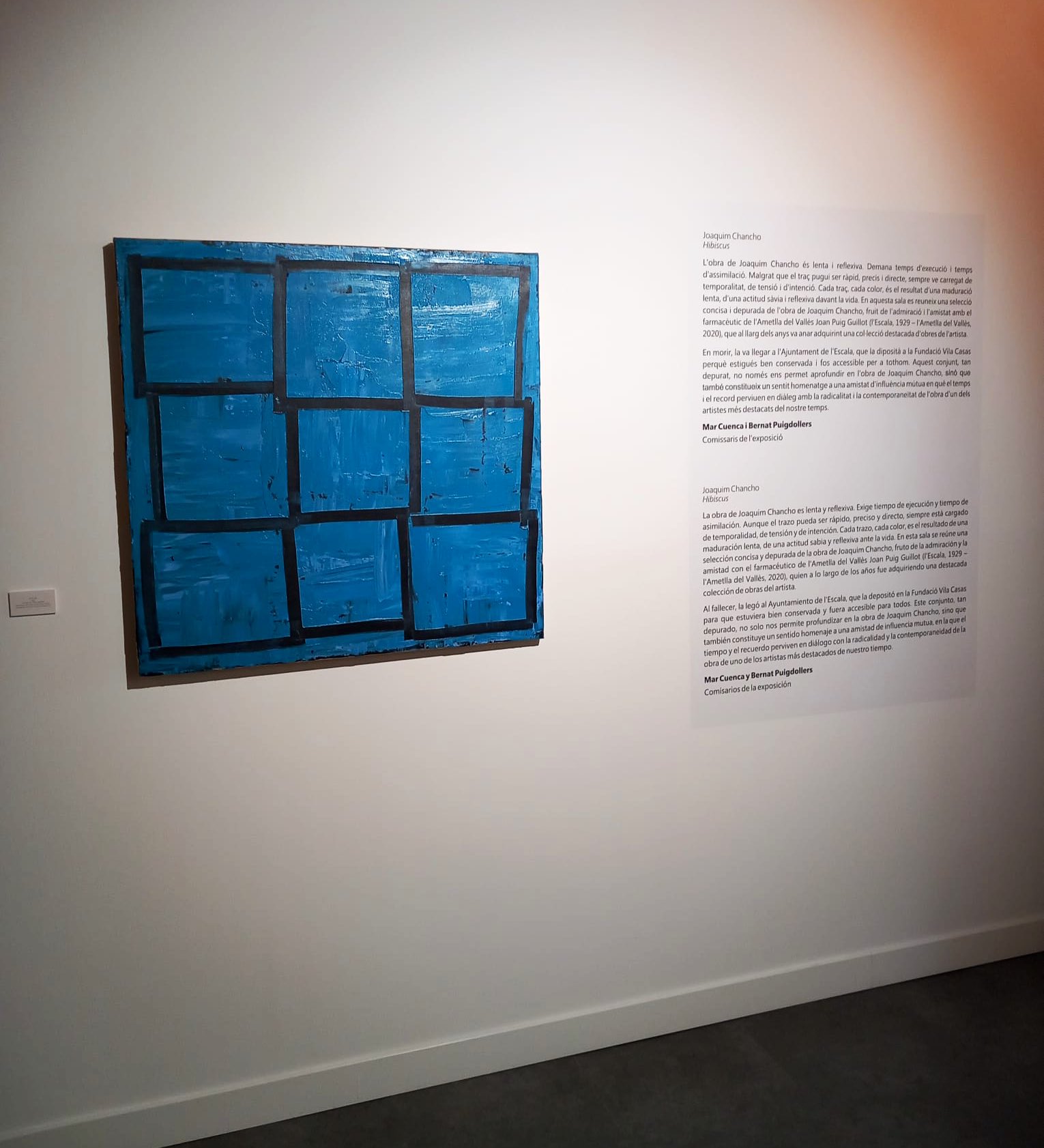 Joaquim Chancho porta la seva abstracció rigorosa a Madrid amb l’exposició \'Hibiscus\'