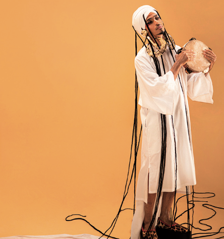 Ahmed Umar en el Museo del Chopo