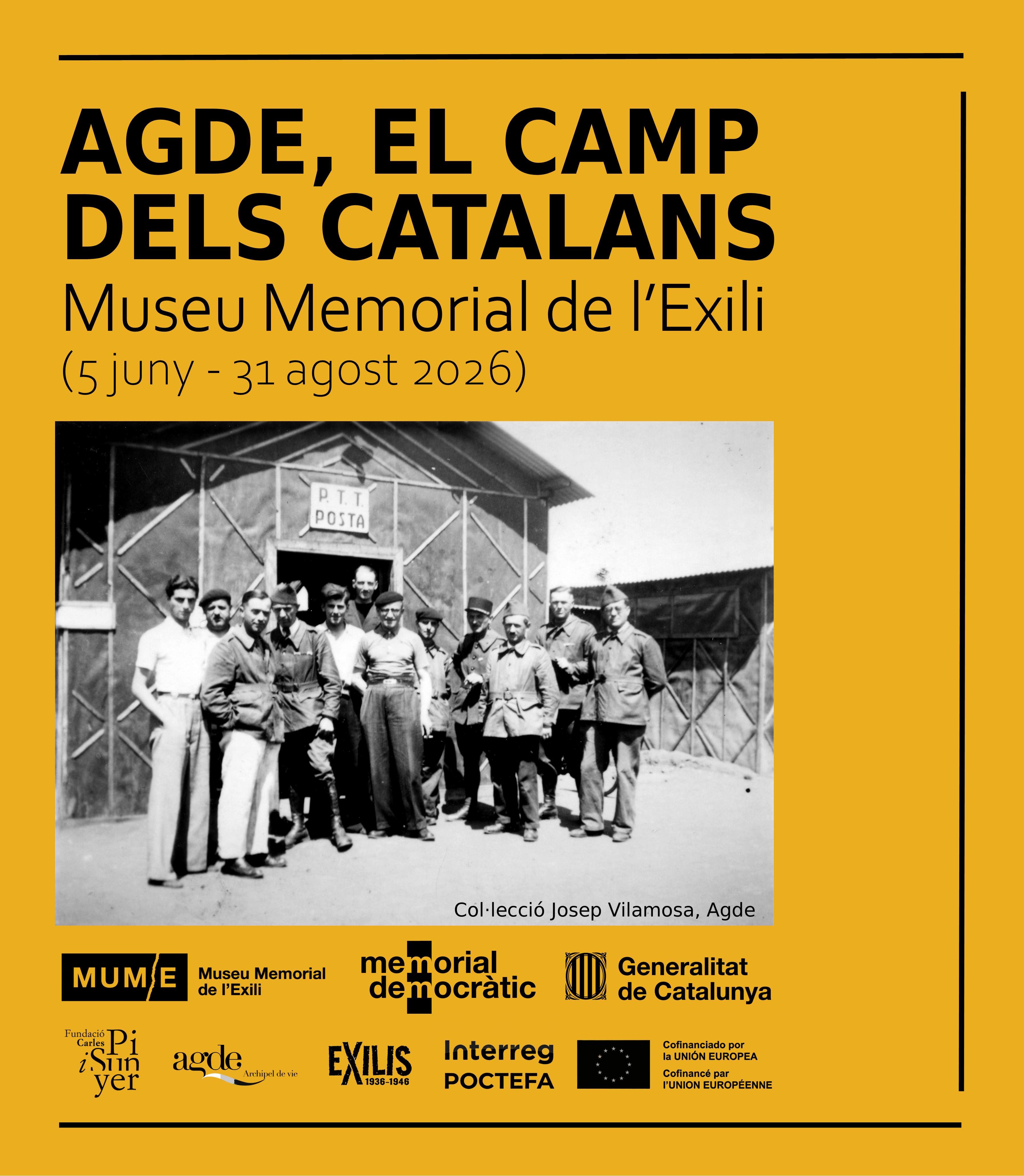 Inauguration of the exhibition \'Agde, the camp of the Catalans\'