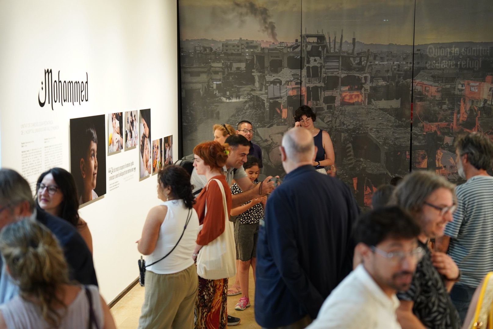 Inauguration de l\'exposition \'Quand la santé devient refuge\'