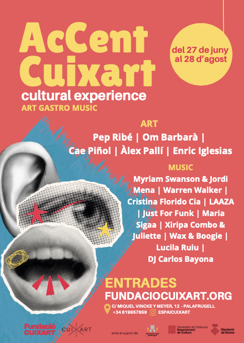 AcCent Cuixart: l’estiu de Palafrugell es rendeix a l’art, la música i la creativitat contemporània