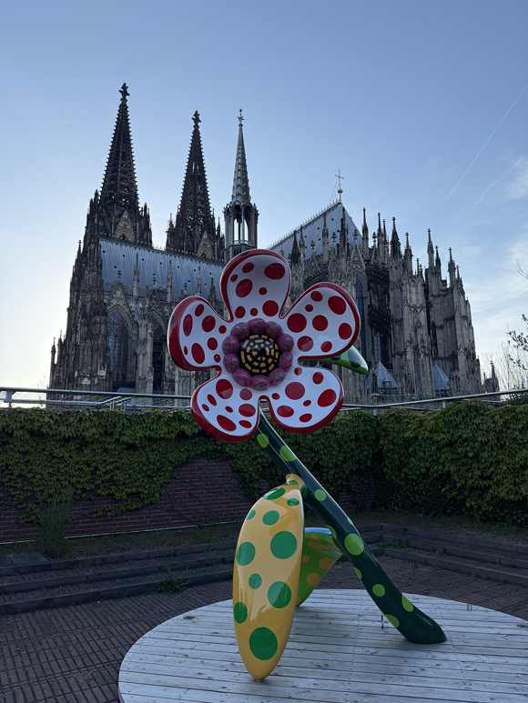 Yayoi Kusama en el Museum Ludwig
