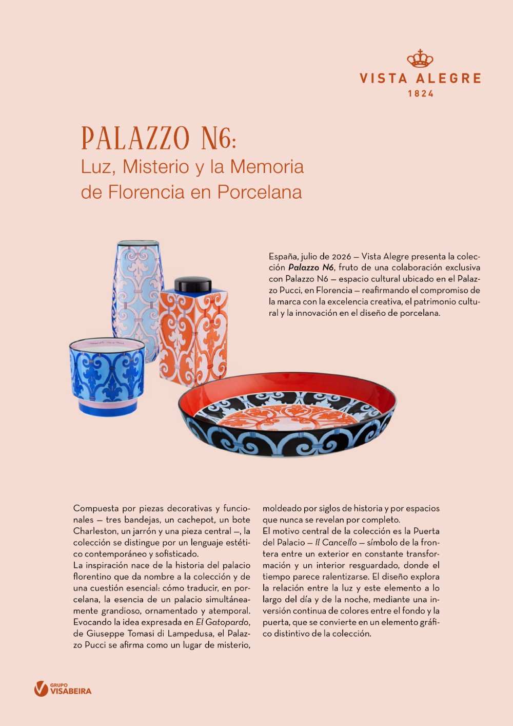 Presentació de la col·lecció Palazzo N6