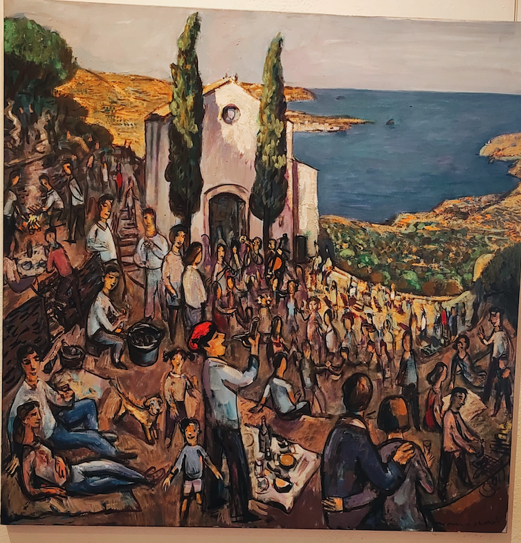 Moscardó e Danilo F, na Sociedade de Amizade de Cadaqués