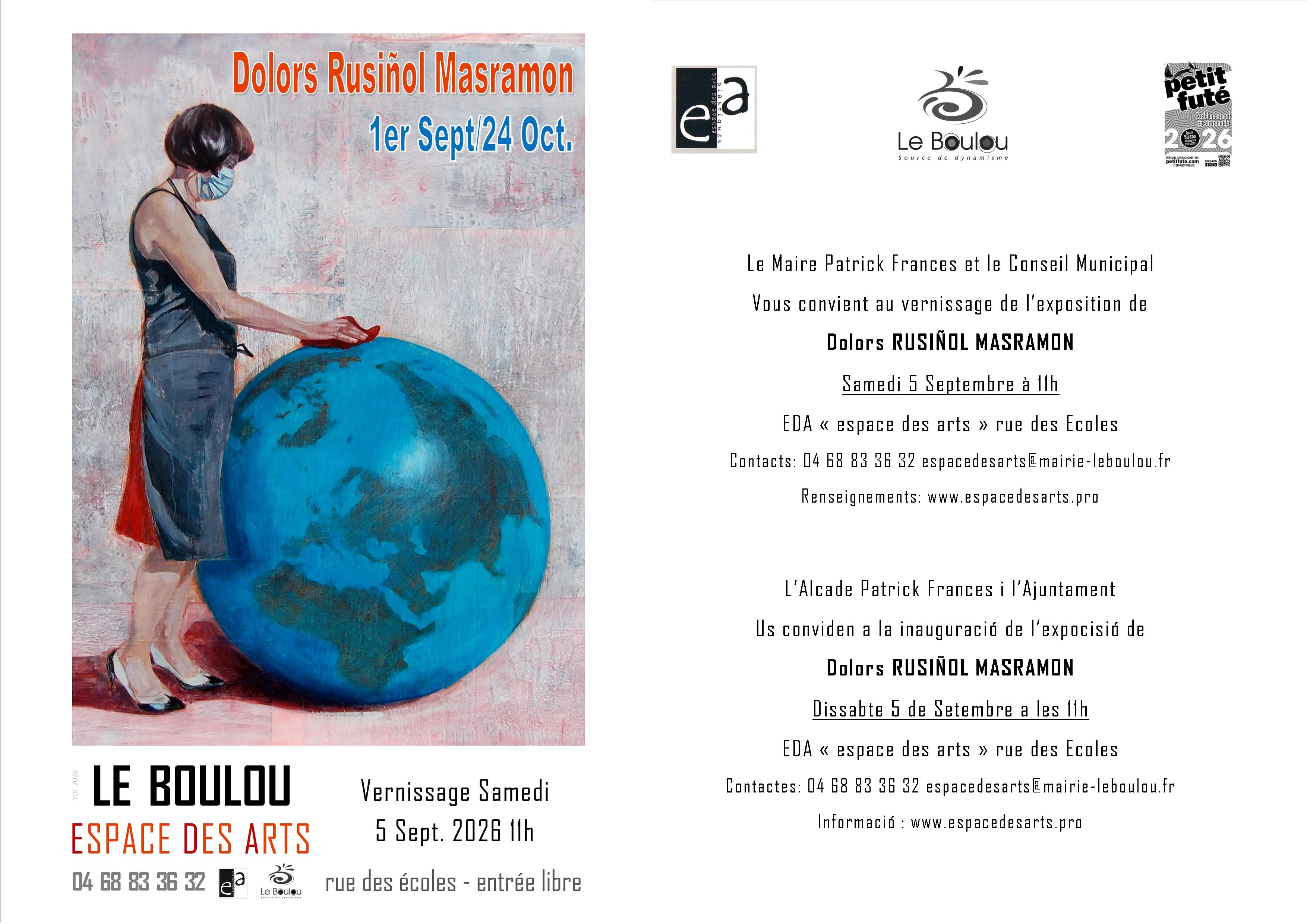 Exposició Dolors Rusiñol Masramon a Le Boulou