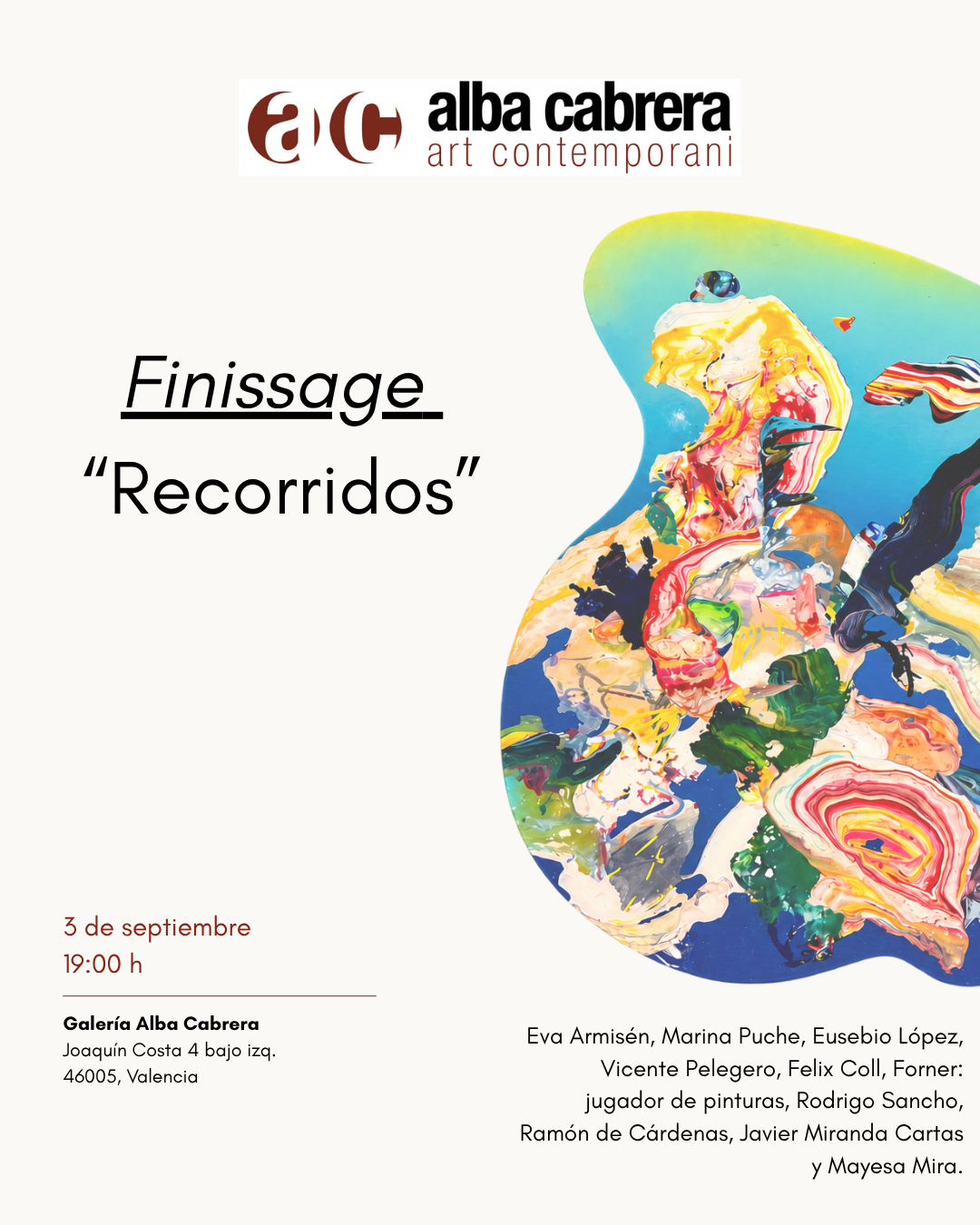 Finissage de \'Recorridos\'