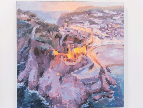 Josep Fernández Gelmà, guanyador del 70è Premi Internacional de Pintura Ràpida de Tossa de Mar