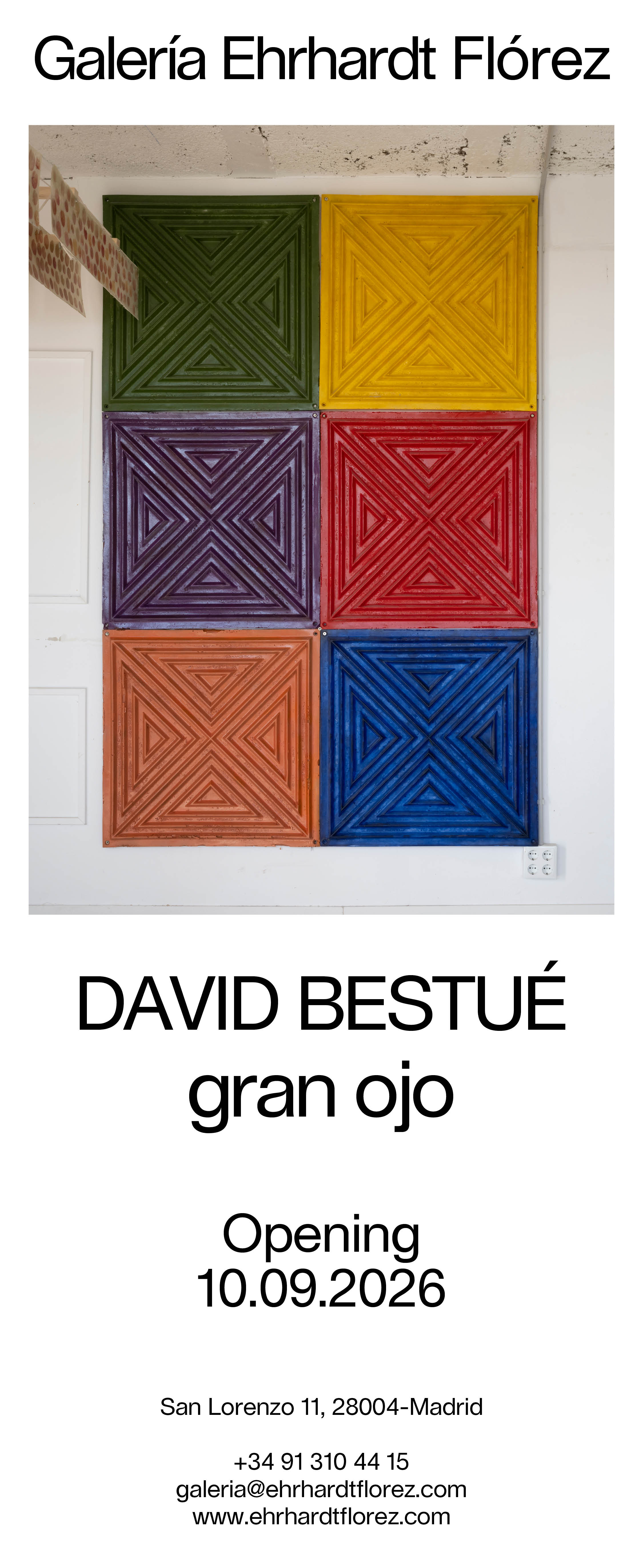 Inauguração de \'gran ojo\' de David Bestué
