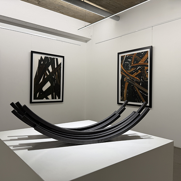 Exposição de Bernar Venet na Galerie Boisserée