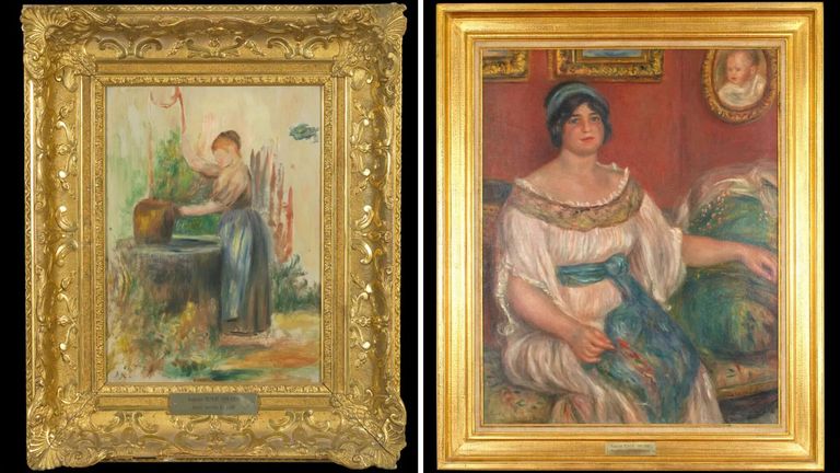 Tres Renoir desaparecen en un robo de 9 millones de euros