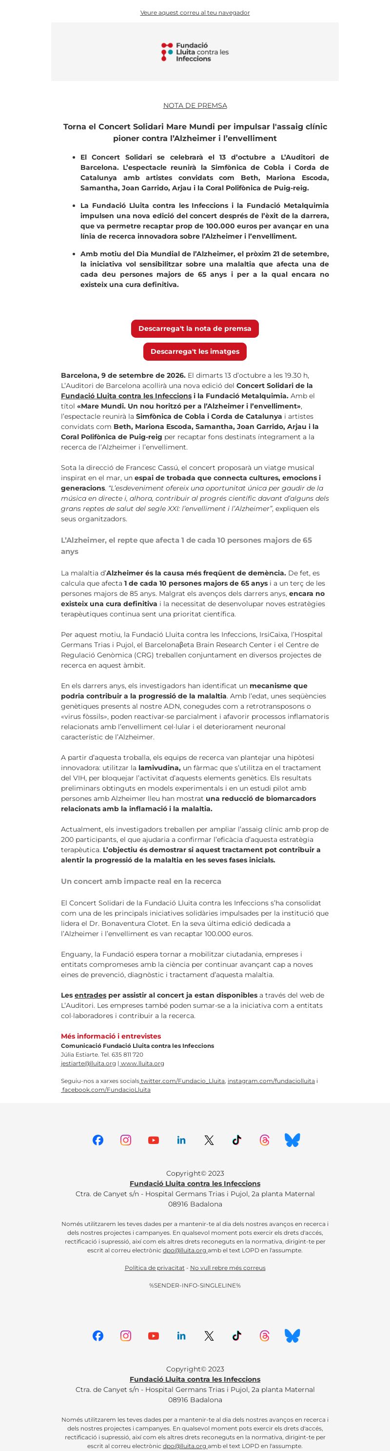 Concert Solidari Mare Mundi