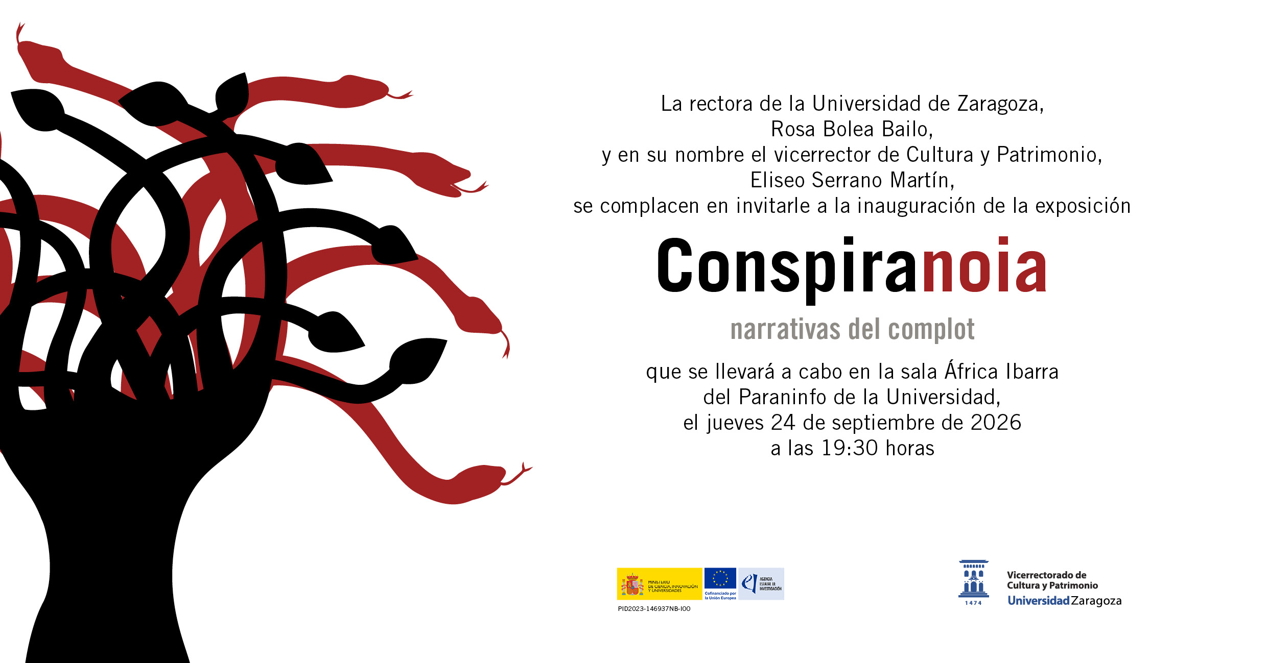 Inauguració de l\'exposició \'Conspiranoia. Narratives del complot\'