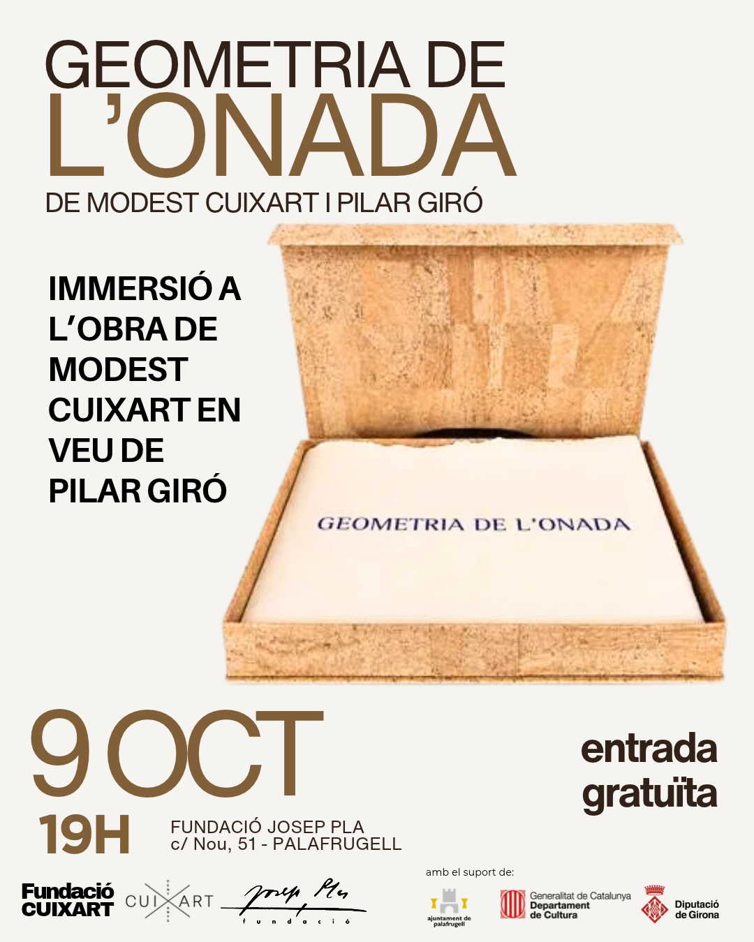 Geometria de l’onada a la Fundació Josep Pla