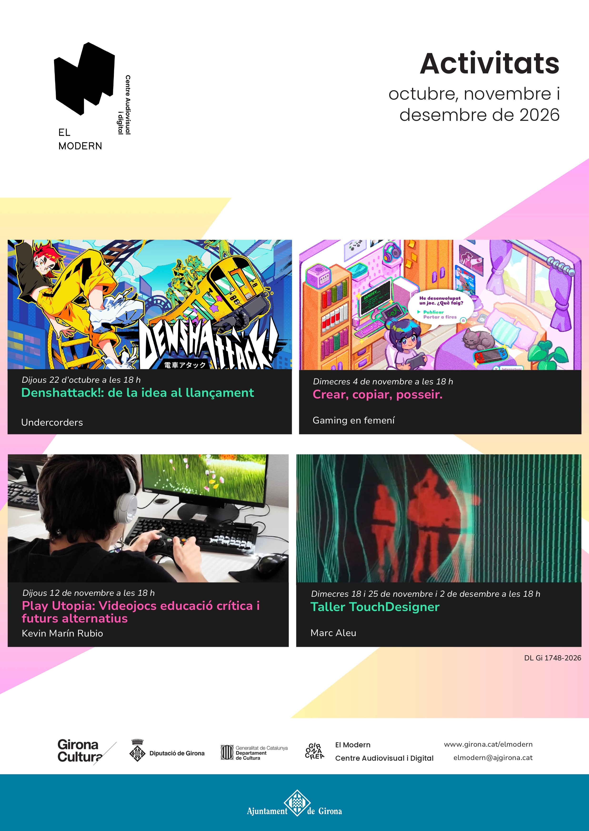 Activitats sobre vídeojocs i cultura digital a El Modern