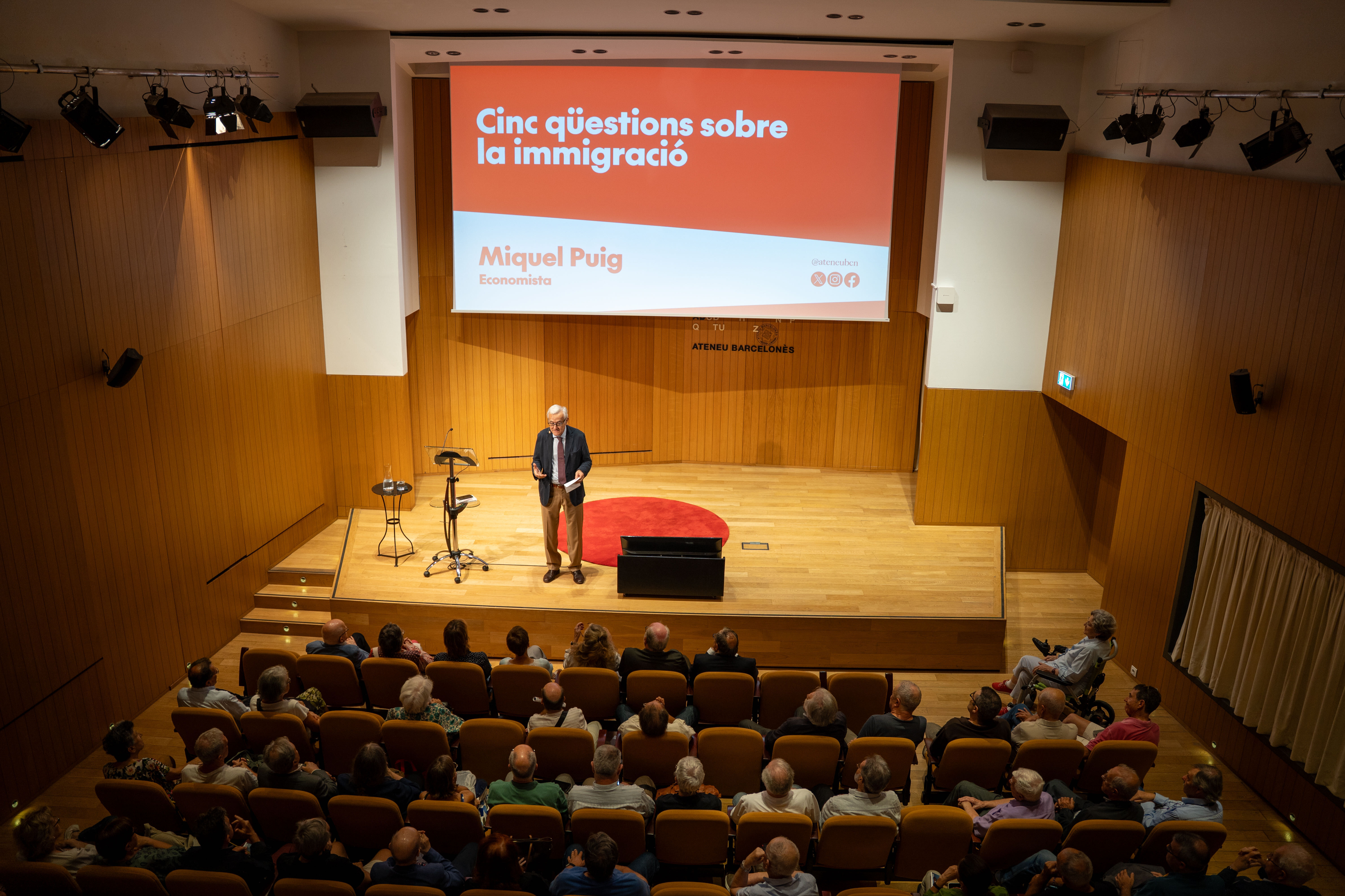 Inauguració del curs a l\'Ateneu Barcelonès