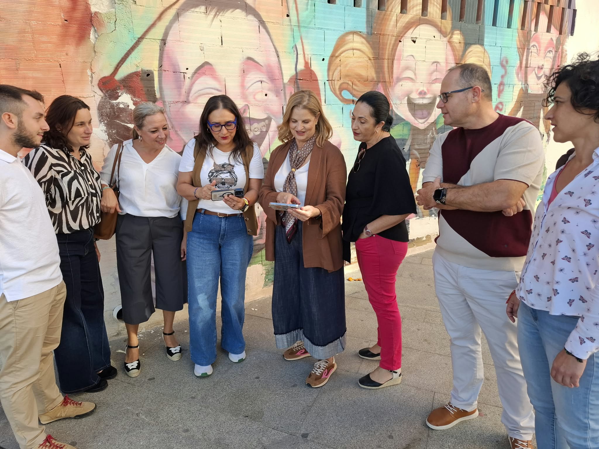 Millora de l\'accessibilitat de la Ruta de Arte Urbano d\'Alcantarilla