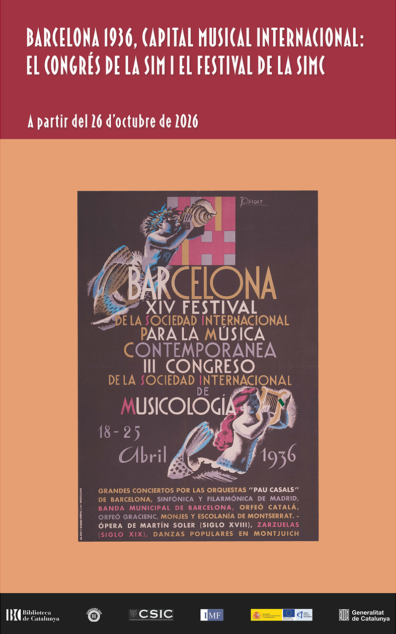 Inauguración de la exposición ‘Barcelona 1936, capital musical internacional’