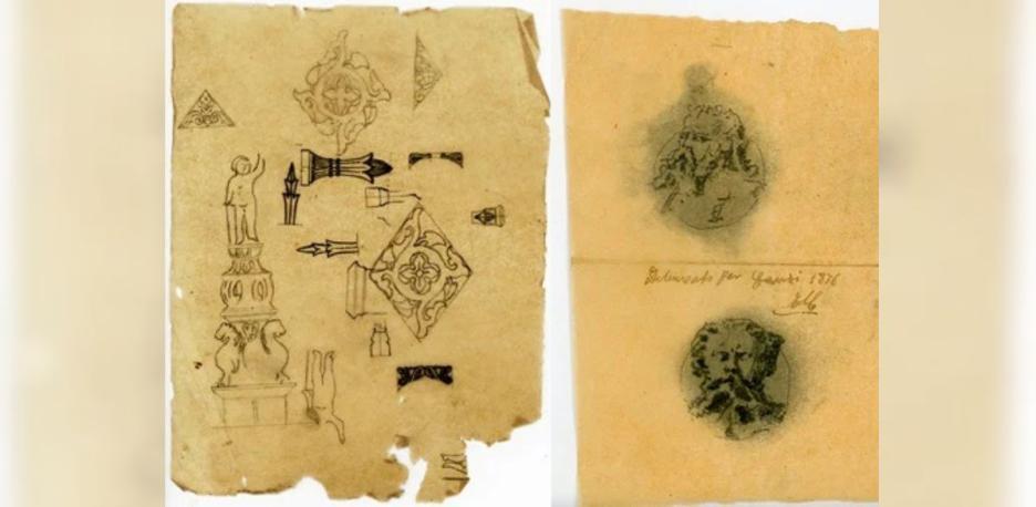 Apareix el Gaudí més íntim amb deu dibuixos inèdits que han sobreviscut durant generacions