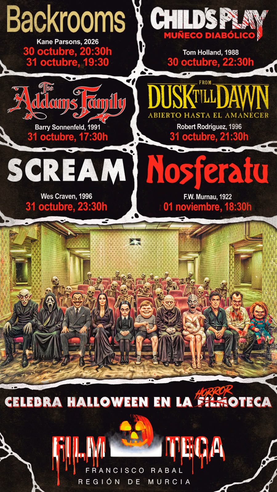 Halloween Maratoia Murtziako Filmotekan
